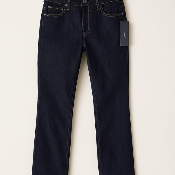 Mavi Kendra SuperSoft High-Rise Straight Leg Jeans Dark Indigo Size 33W 30L NWT - Picture 2 of 9